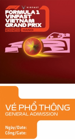 Biểu tượng văn hóa Việt trên tấm vé F1