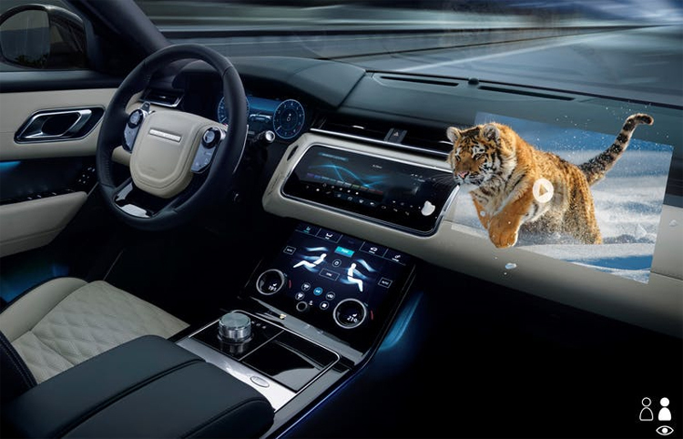 Jaguar-Land Rover phát triển màn hình HUD 3D mới