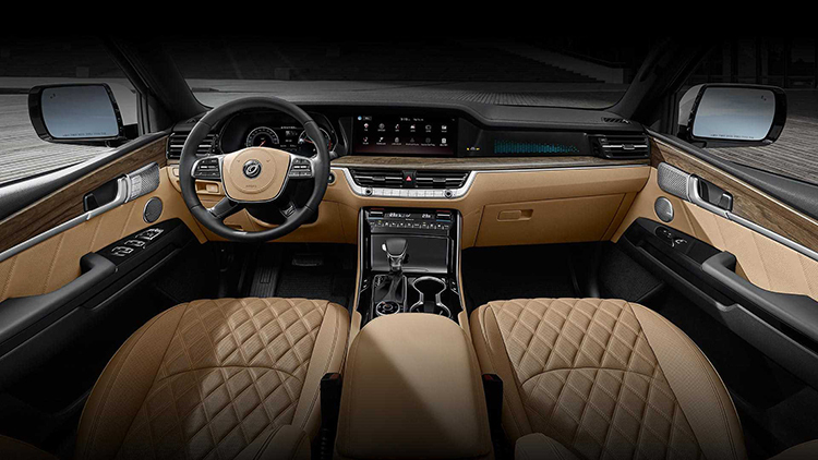 Kia tung ảnh nội thất SUV mới Mohave