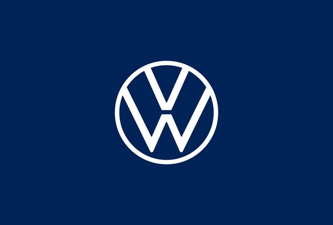 Volkswagen tung logo nhận diện thương hiệu mới