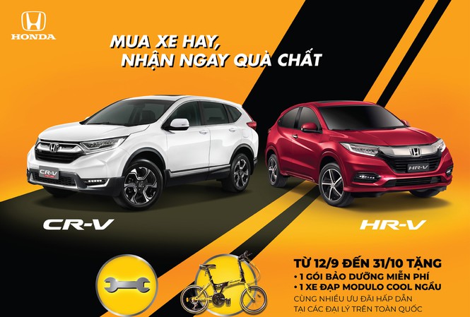 'Mua xe hay, nhận ngay quà chất' với Honda CR-V và HR-V