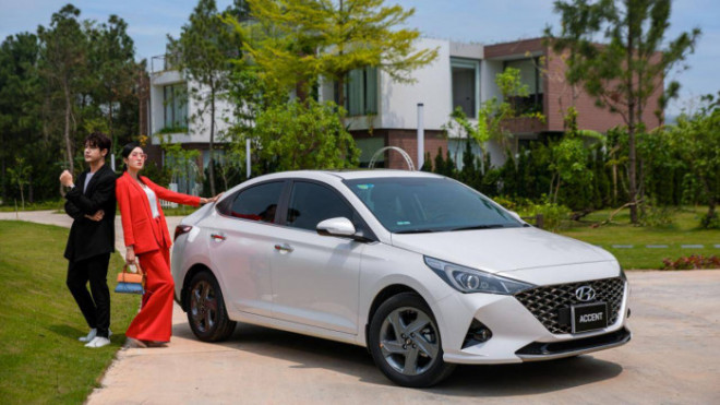 Accent dẫn đầu doanh số các mẫu xe Hyundai trong tháng đầu năm