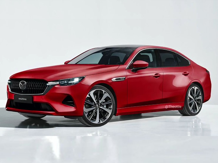 Mazda 6 thế hệ mới lộ ảnh phác thảo