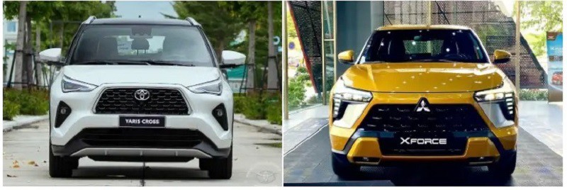 Xe gầm cao tầm giá 800 triệu đồng chọn Toyota Yaris Cross hay Mitsubishi Xforce?