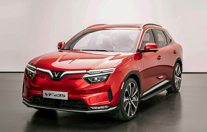 Cận cảnh xe điện VinFast VF e35 vừa được giới thiệu tại Mỹ