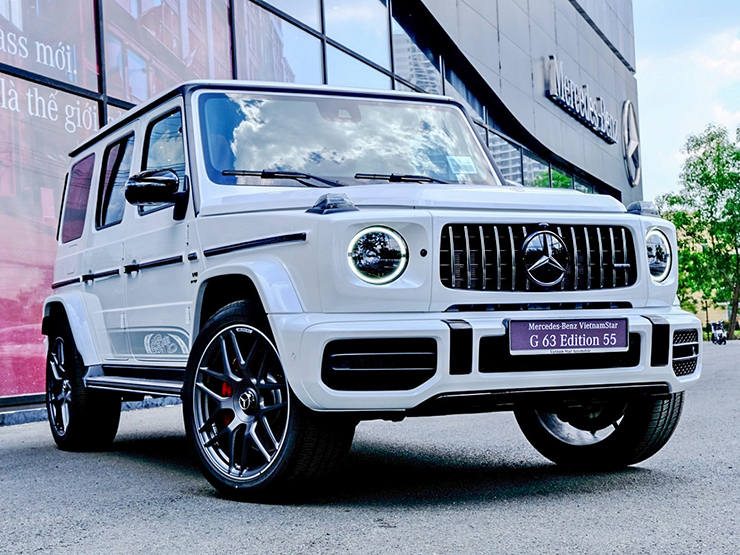 Chi tiết mẫu xe Mercedes-AMG G63 phiên bản kỷ niệm 55 đầu tiên về Việt Nam