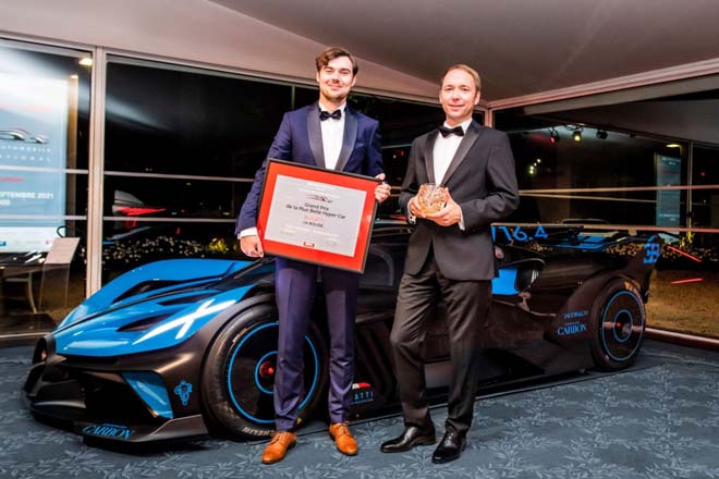 Danh hiệu "Hypercar đẹp nhất thế giới năm 2021" chính thức gọi tên Bugatti Bolide