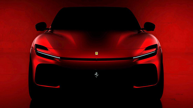 Ferrari tung ra những hình ảnh đầu tiên của dòng siêu xe SUV