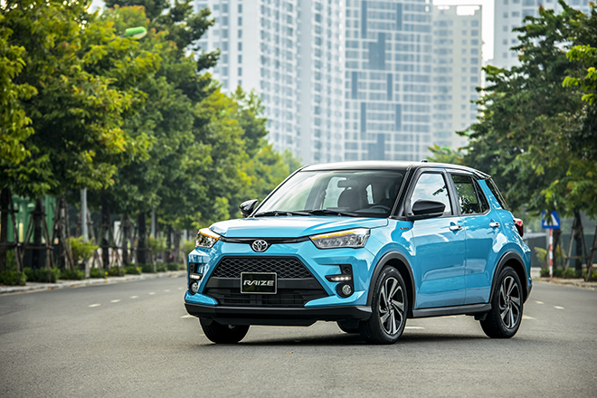 Giá lăn bánh dòng xe Toyota Raize vừa ra mắt tại Việt Nam