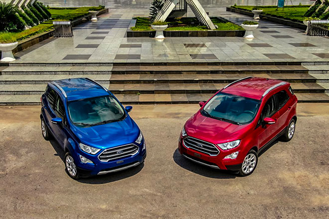 Giá xe Ford EcoSport niêm yết và lăn bánh tháng 10/2022