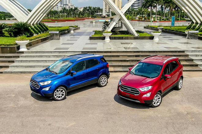 Giá xe Ford EcoSport tháng 1/2022, giảm 50% LPTB và ưu đãi 50 triệu đồng