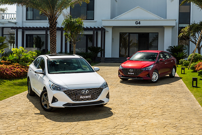 Giá xe Hyundai Accent niêm yết và lăn bánh tháng 7/2022
