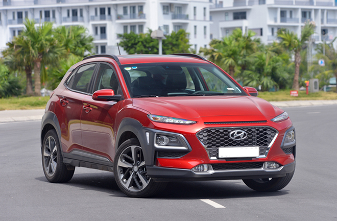 Giá xe Hyundai Kona niêm yết và lăn bánh tháng 8/2022