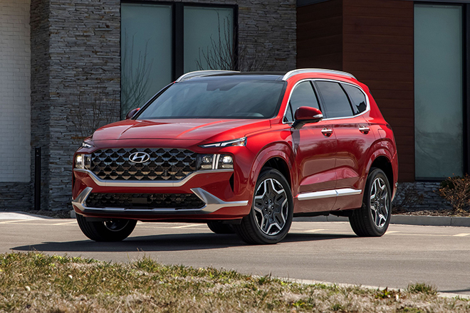 Giá xe Hyundai Santa Fe lăn bánh tháng 3/2022, giảm 50% LPTB