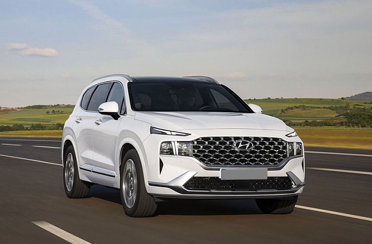 Giá xe Hyundai Santa Fe niêm yết và lăn bánh tháng 2/2023