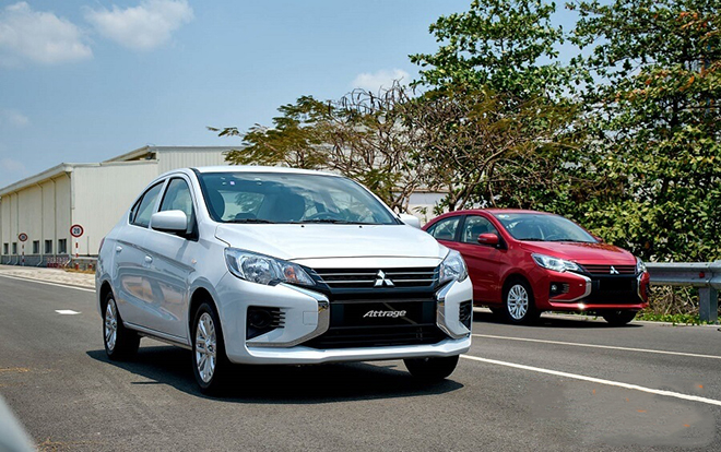 Giá xe Mitsubishi Attrage lăn bánh tháng 12/2021, hỗ trợ 50% LPTB và quà tặng