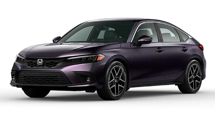 Honda Civic 2022 được bổ sung tùy chọn màu sơn tím Smokey Mauve Pearl