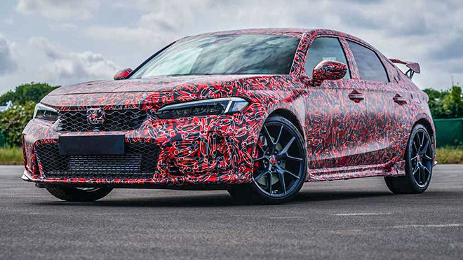 Honda Civic bản Type R thế hệ mới xuất hiện trên đường thử
