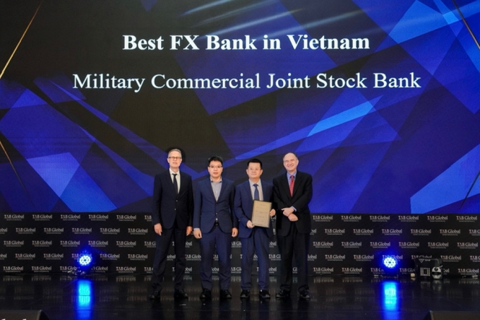 MB nhận giải 'Ngân hàng ngoại hối tốt nhất Việt Nam'