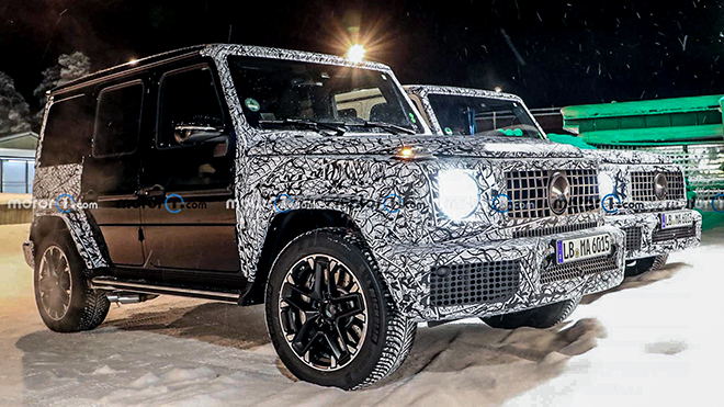 Mercedes-AMG G63 bản nâng cấp bị bắt gặp khi chạy thử