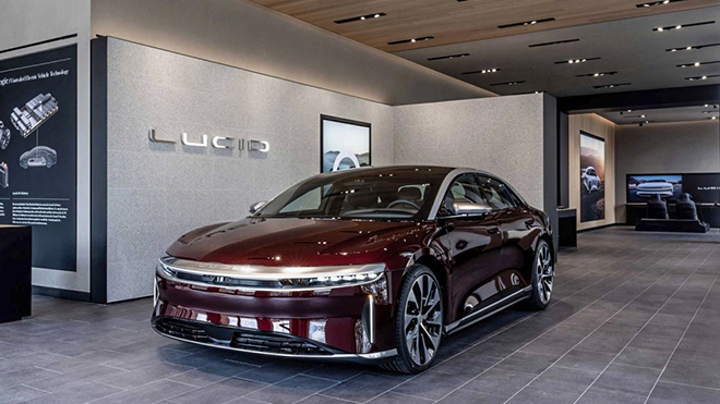 Ngắm xe điện Lucid Air Dream lần đầu tiên ra mắt, giá bán hơn 4 tỷ đồng