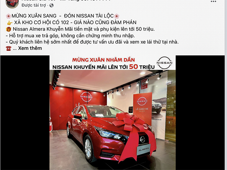 Nissan Almera giảm giá mạnh để thúc đẩy doanh số