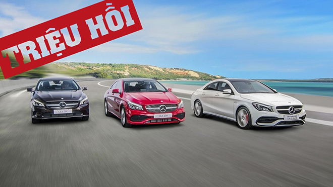Thêm dòng xe A-Class, CLA và GLA bị triệu hồi vì lỗi hệ thống lái