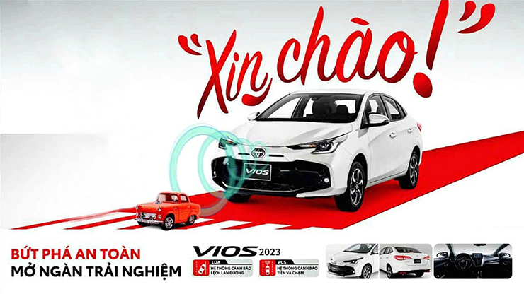 Toyota Vios 2023 lộ chi tiết từng phiên bản sắp bán tại Việt Nam