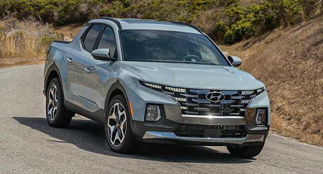 Xe bán tải Hyundai Santa Cruz gây bão về doanh số trong tháng 8 tại Mỹ