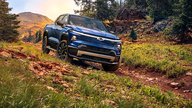 Xe bán tải điện Chevrolet Silverado trình làng thị trường quê nhà