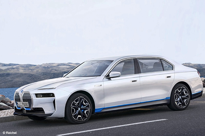 Xe điện BMW i7 lộ ảnh phác thảo và xác định phân khúc cạnh tranh