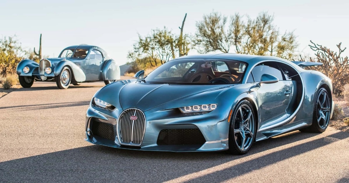 Mừng sinh nhật vợ tuổi 70, chồng mua tặng Bugatti Chiron triệu USD độc bản