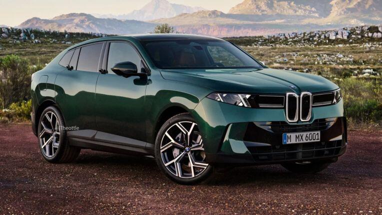 BMW X6 thế hệ mới lộ ảnh phác thảo mới