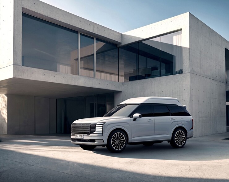 Hyundai Palisade 2027 hóa "chuyên cơ mặt đất" với nóc xe nâng 240 mm