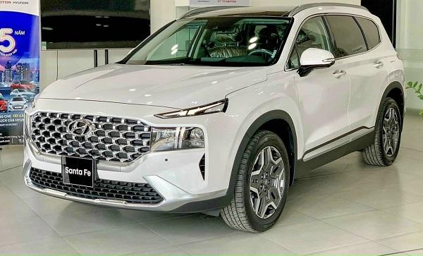 Bảng giá xe SantaFe mới nhất trong tháng 09/2022