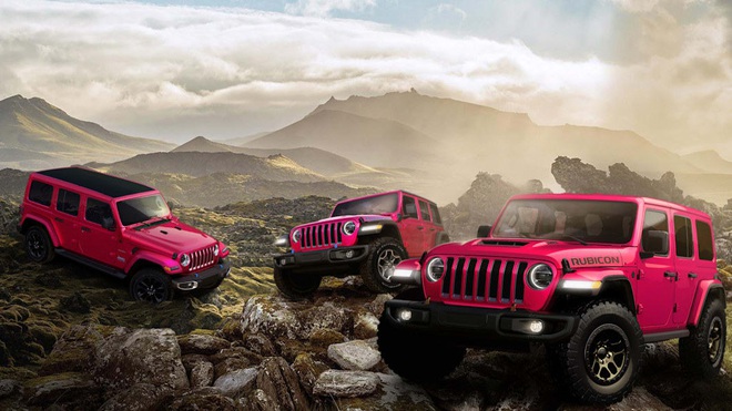 Jeep Wrangler được bổ sung loạt màu sơn 