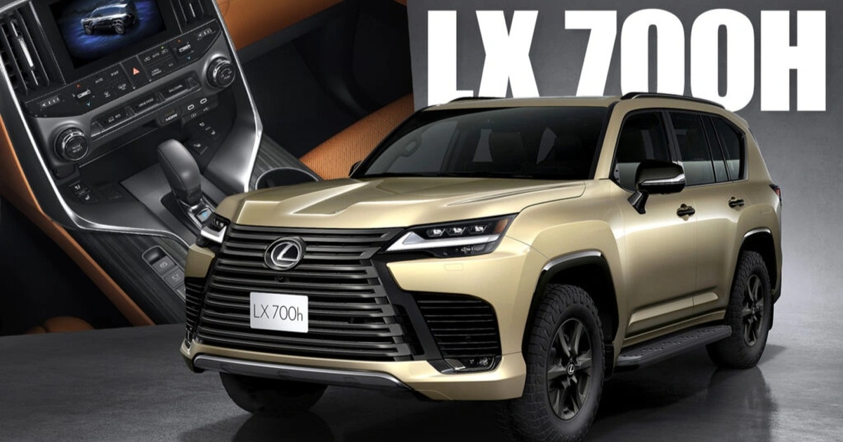 Lexus LX 700h ra mắt: Động cơ hybrid, có bản địa hình Overtrail