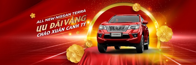 Mua Nissan Terra, nhận ngay ưu đãi vàng dịp Xuân Canh Tý