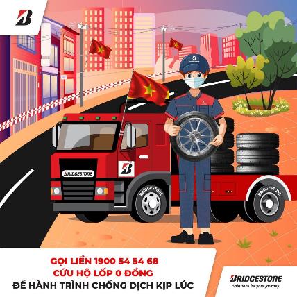 Bridgestone chung tay giúp hành trình chống dịch thêm an toàn