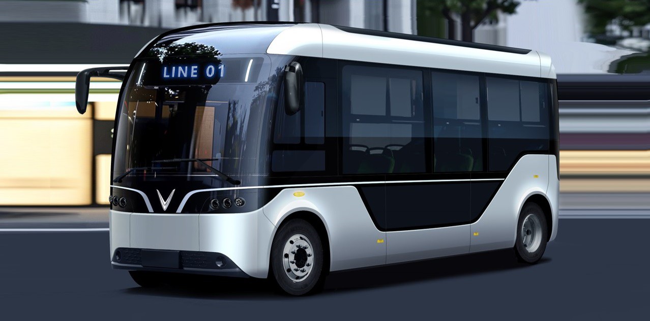 VinFast hé lộ hình ảnh đầu tiên của dòng xe mini buýt điện