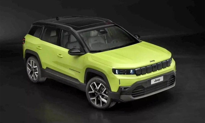 Jeep Compass 2026 - xe điện gầm cao mới lộ diện