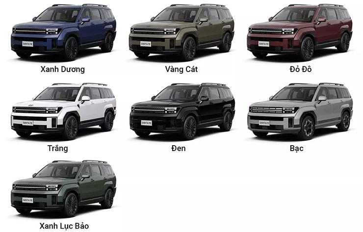 Giá xe Hyundai Santa Fe tháng 11/2025, ưu đãi tới 180 triệu đồng