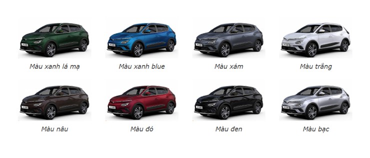 Giá xe VinFast VF e34 cập nhật tháng 7/2025