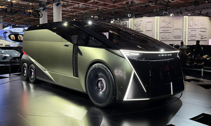 Lexus LS concept - minivan có 6 bánh Lexus LS concept - minivan có 6 bánh