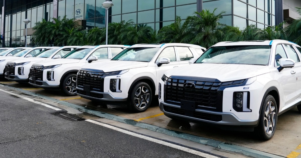 Hyundai Palisade sản xuất tại Việt Nam được xuất khẩu sang Thái Lan