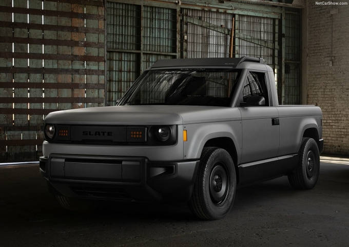 Bán tải điện Slate Truck tối giản ra mắt, giá 27.000 USD