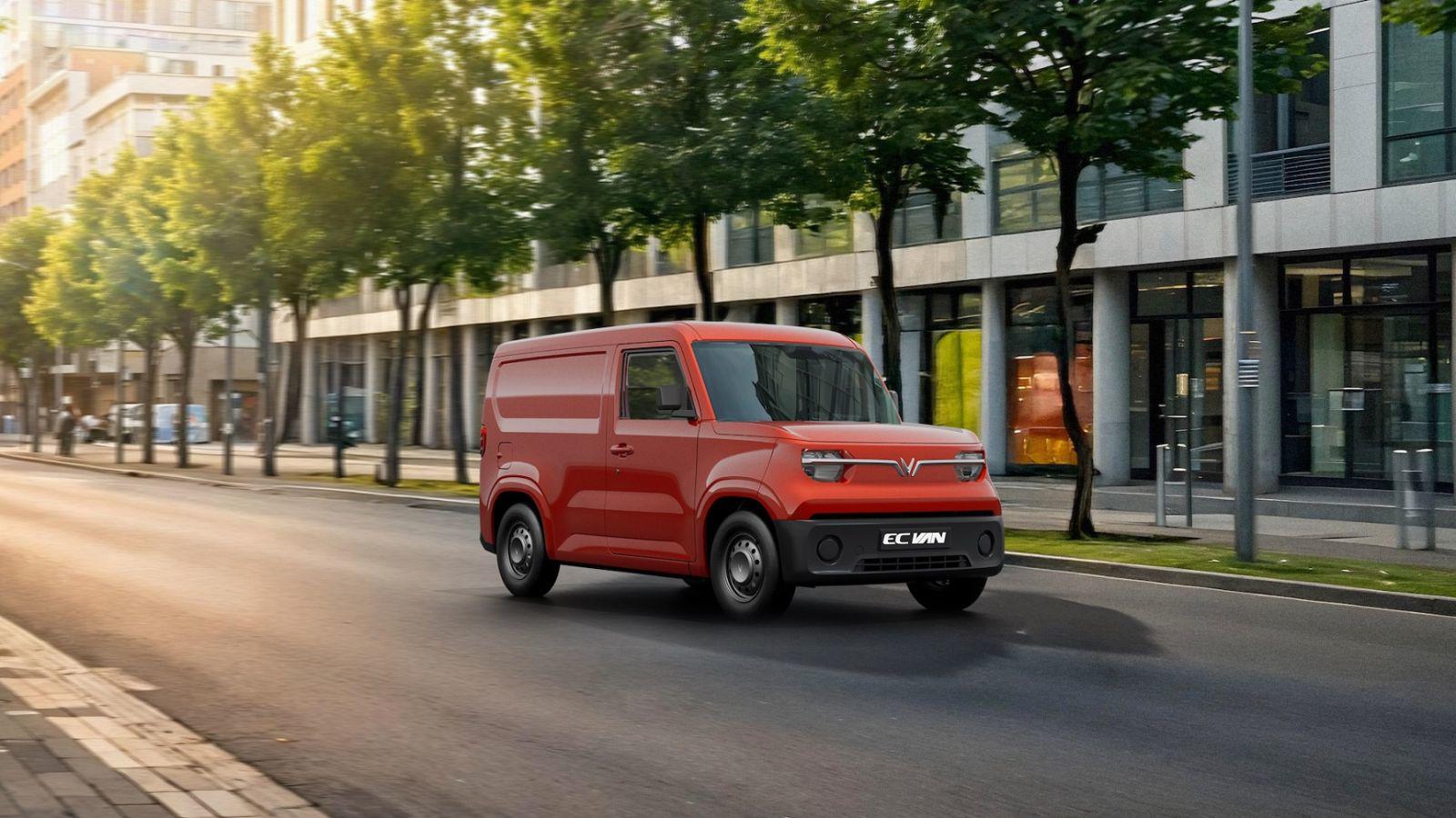 VinFast bắt đầu nhận cọc dòng xe tải điện EC Van