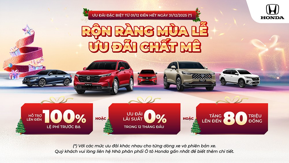 Honda Việt Nam Rộn ràng mùa lễ – ưu đãi chất mê và hỗ trợ đổi xe chính hãng